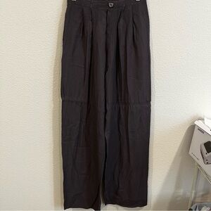 CP Shades San Francisco size small dark gray elastic waist slacks pants